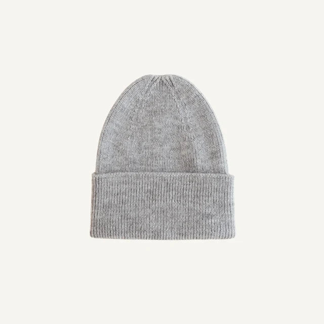 Knitted beanie - Fonzie newborn - Merino wool - HVID