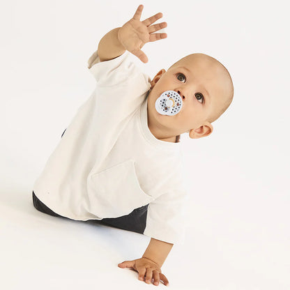 STUDIO Colour Schnuller 2er-Pack Polka - Baby Blue/Steel Blue - Rund - Naturkautschuklatex - BIBS (Copy)