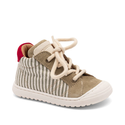 Sneaker Thor Z - Eerste stapjes - Sage Stripes/Groen - Bisgaard voor
