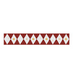 Behangrand – Border Diamonds with Stars Red – 17 cm – Dekornik