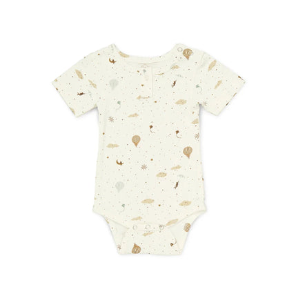 CamCam Copenhagen - Shortsleeved body Elliot - Romper Dreamland - GOTS - productfoto