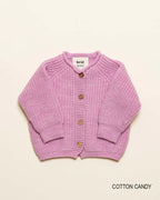Strickjacke Inga - Seamless cardigan – Merinowolle – HVID