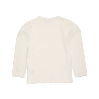 Top lange mouw - Biologisch katoen - Cream/off white - Copenhagen Colors achter