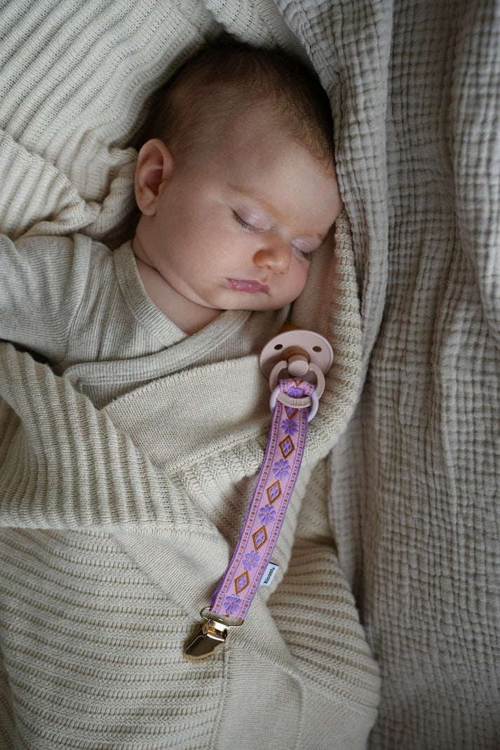 Speenkoord Cancun - Handgemaakt - Baby Bloom Clips - productfoto - afbeelding 3