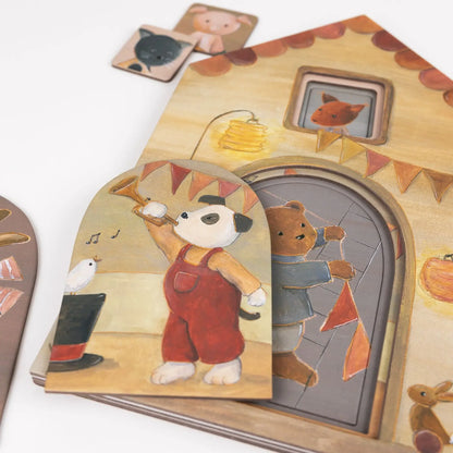 Multi-Layered Friends Puzzle - Layer Puzzle for children - 3+ years - Egmont Toys
