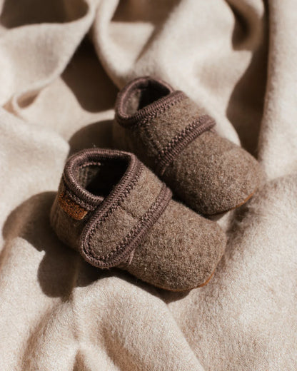 Wollen slofjes - Classic Wool Slippers - Binnenschoen - Denver Melange - MELTON