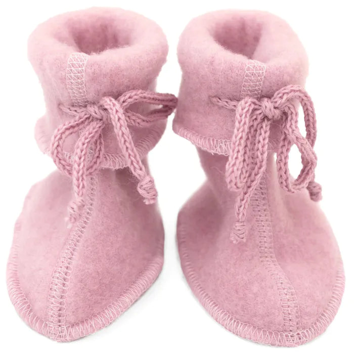 Slofjes met koordje - Wol fleece - Biologisch merino wol - Engel Natur - productfoto - afbeelding 5