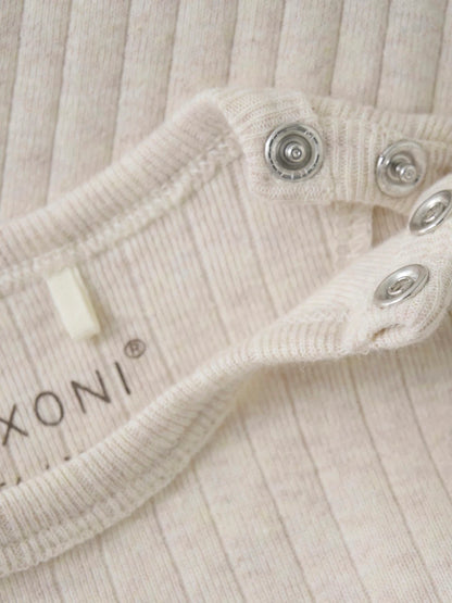 Fixoni - Body LS Melange - Rib - 100% katoen