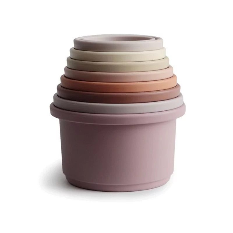 Mushie - Stapeltoren - 100% vrij van BPA, PVC en ftalaten
