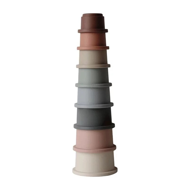 Mushie - Stapeltoren - 100% vrij van BPA, PVC en ftalaten