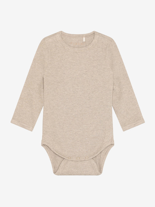 Romper - Modal/katoen - Beige/Pure Cashmere - Fixoni voor