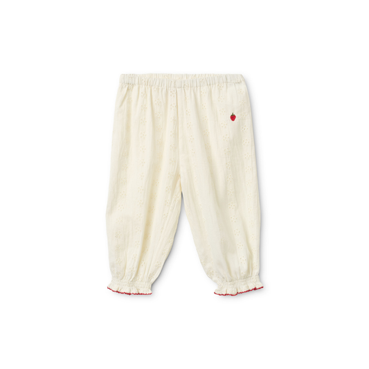 Broekje Claire - Katoen - Ivory/Wit - Flöss