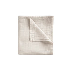 Garbo & Friends - Muslin Swaddle Blanket - Eggshell - Hydrofiele doek XL - bovenaanzicht - gevouwen