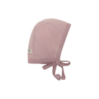 Strikmutsje/Bonnet - Merino wol fleece - HUTTEliHUT woodrose 