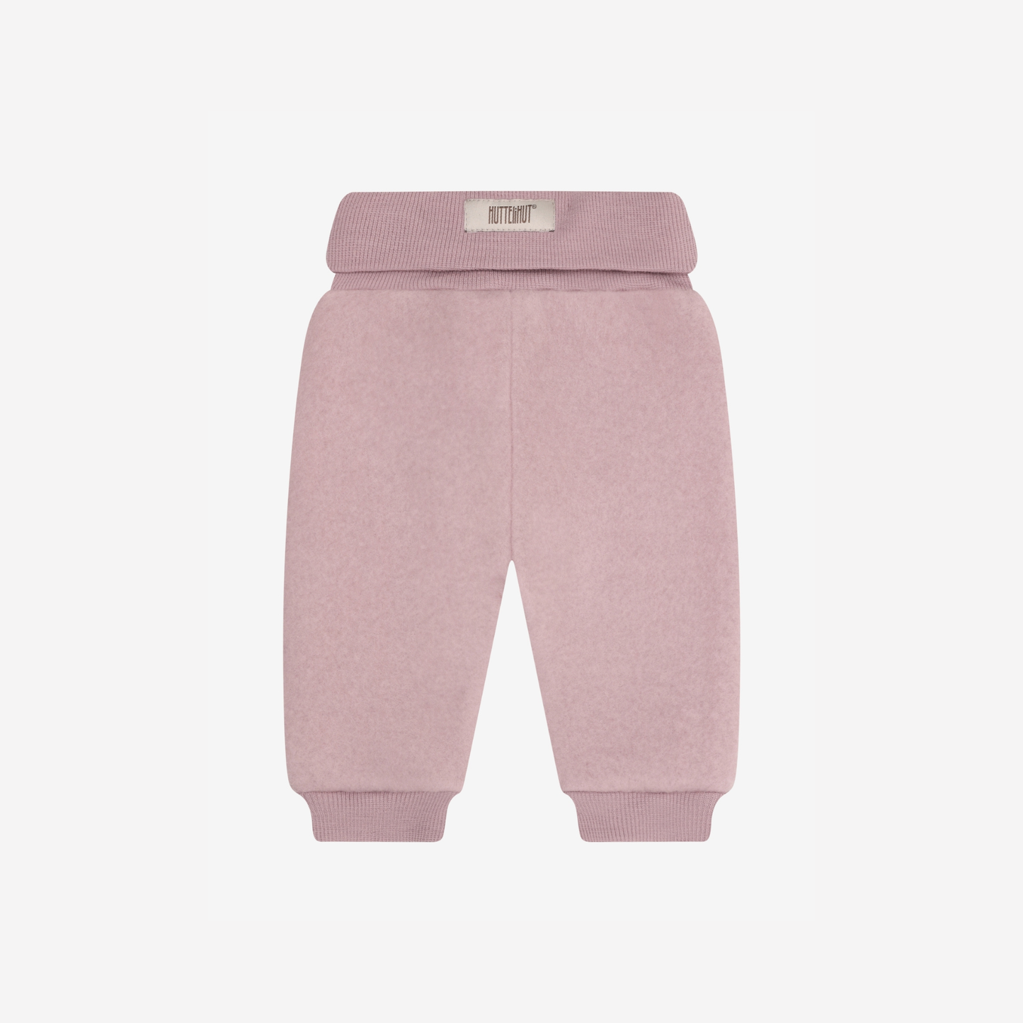 Broekje wol fleece - 100% merino wol - HUTTEliHUT woodrose achter