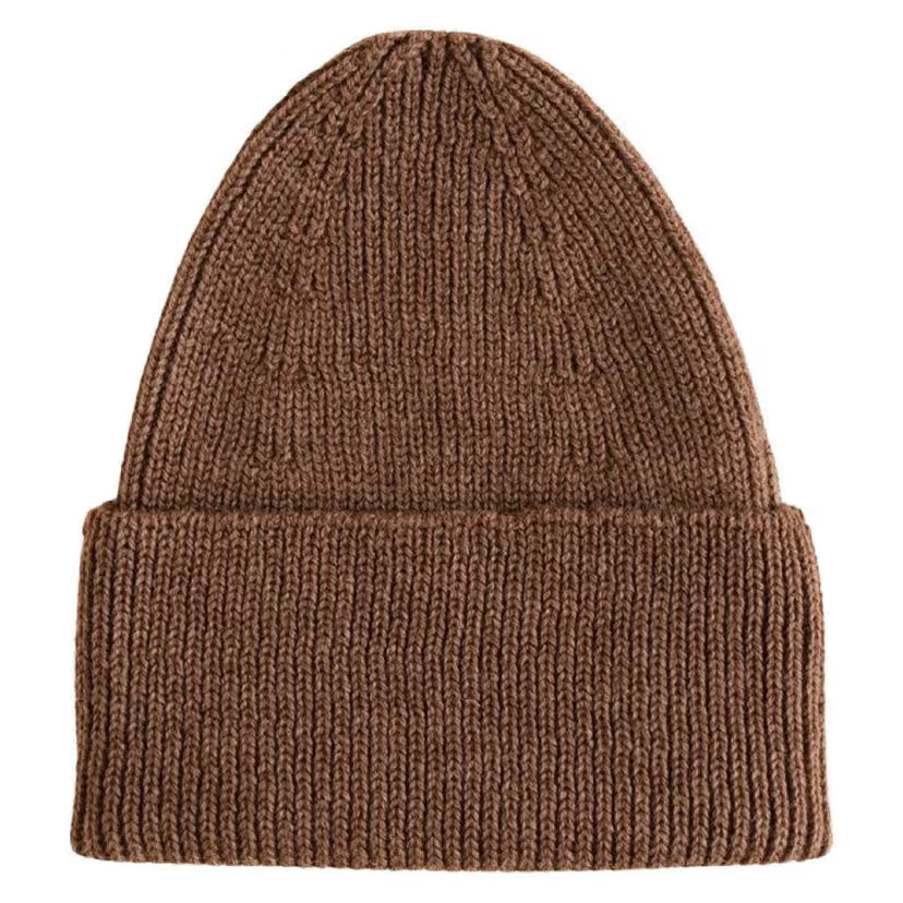 Beanie Fonzie Kids - 100% extra fine Italiaanse merino wol - HVID