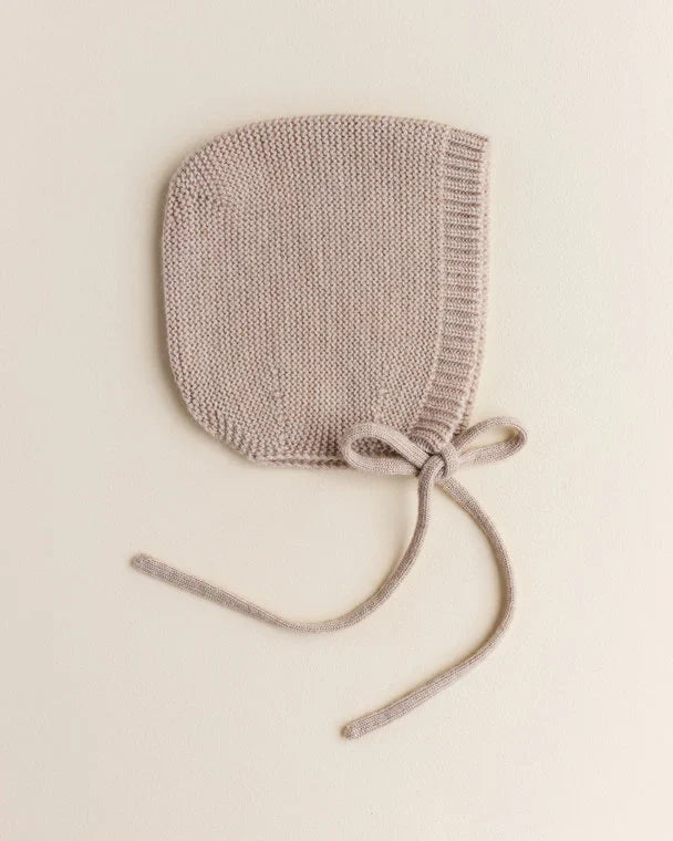 Bonnet Dolly - Baby Knitted Hat - Merino wool - HVID