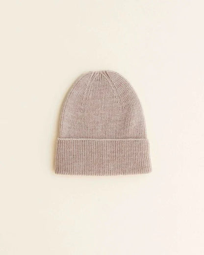 Knitted beanie - Fonzie newborn - Merino wool - HVID