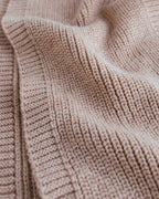 Sjaal Gustave - Merino wol - Sand - HVID - productfoto - afbeelding 4
