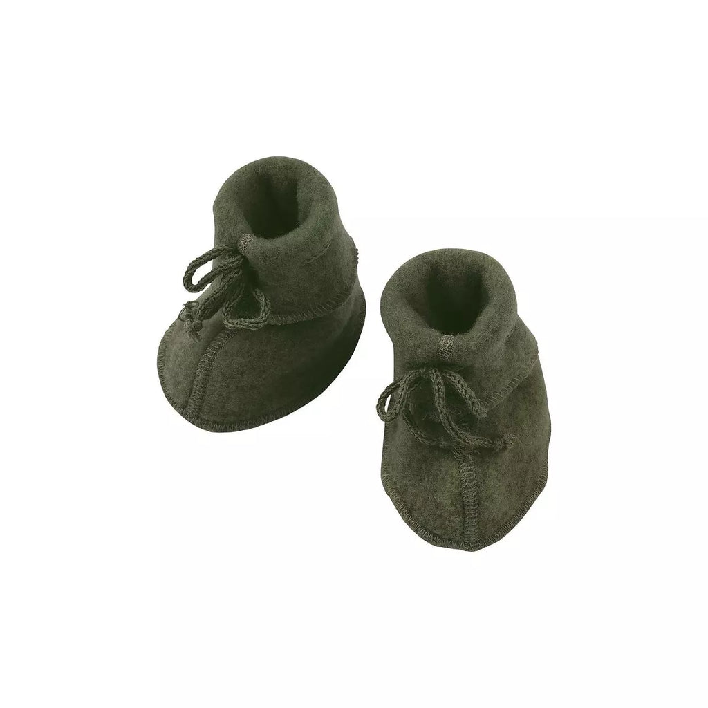 Hausschuhe mit Bindeband - Wollfleece - Bio-Merinowolle - Engel Natur