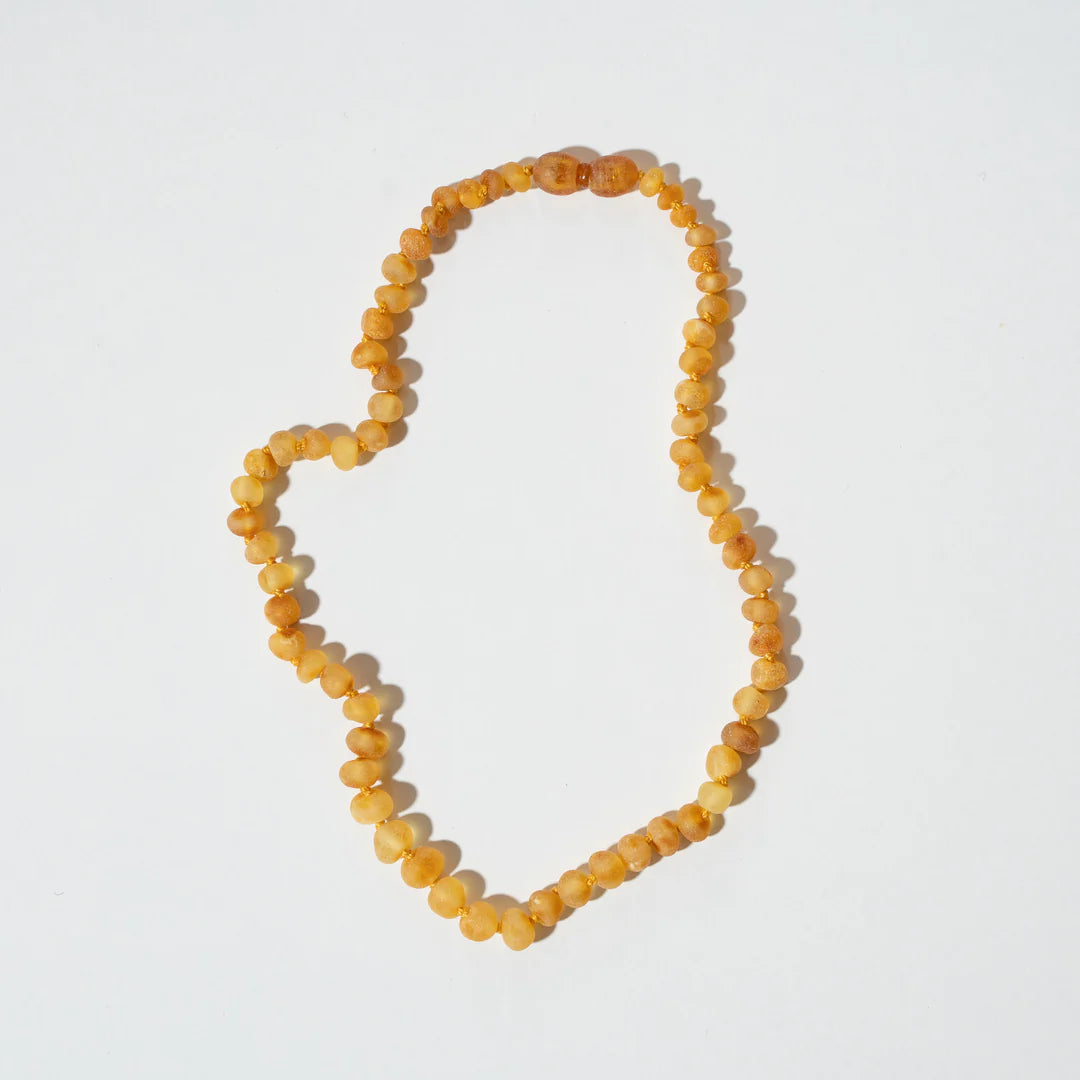 Barnsteen ketting Raw Honey - 32 cm - Nirrimis - productfoto