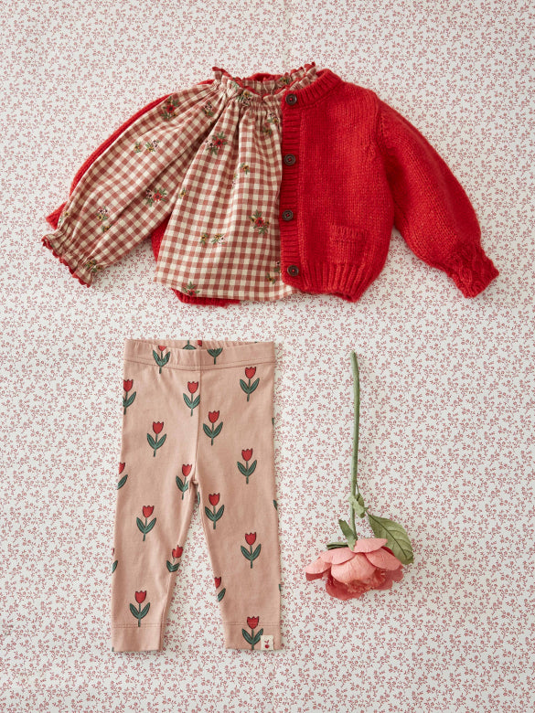 Legging met tulpenprint – Soliflore – Biologisch katoen – Emile et Ida