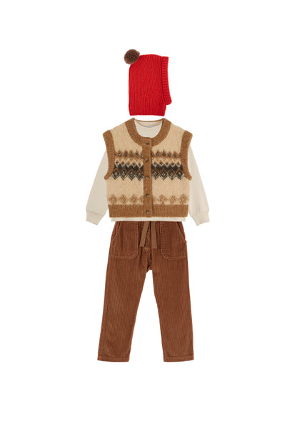 Corduroy broek Pantalon Garçon – Brownie – Biologisch katoen – Emile et Ida