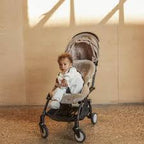 Merino Wool Stroller Liner Snuggler® - Toast - BINIBAMBA