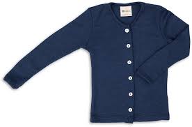 Babyjäckchen - Wolle/Seide - Walnut/Walnuss - Baby Cardigan - Engel Natur
