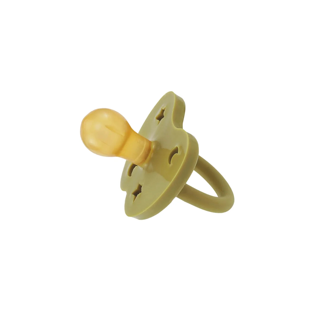 HEVEA - Pacifier Milky White Round - Teat - 100% natural rubber - 100% plastic-free