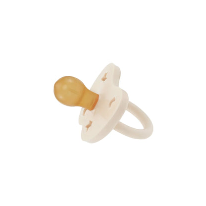 HEVEA - Pacifier Milky White Round - Teat - 100% natural rubber - 100% plastic-free