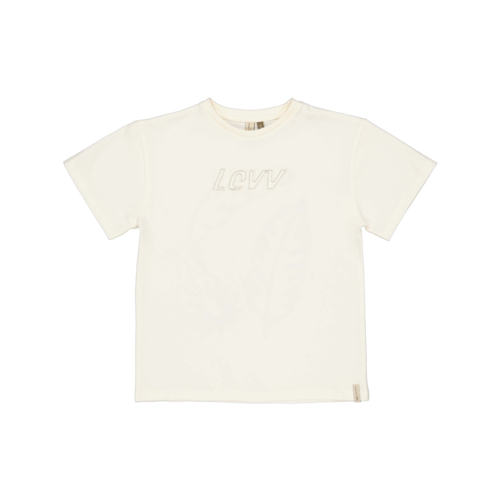 T-shirt met print Berny - Katoen - Wit/White Pearl - Levv Labels  voor