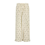 Broek Vosje - Katoen - Cream - Levv voorkant