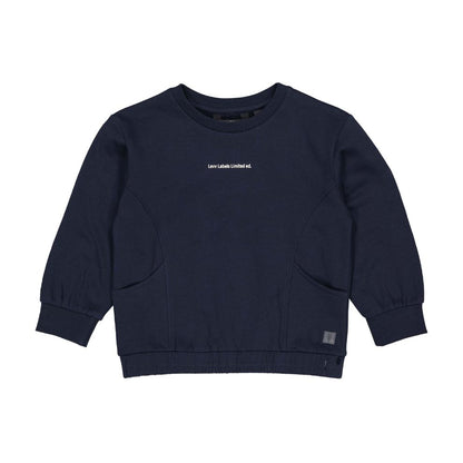 Sweater Valiant - Katoen - Night blue/navy - Levv voorkant