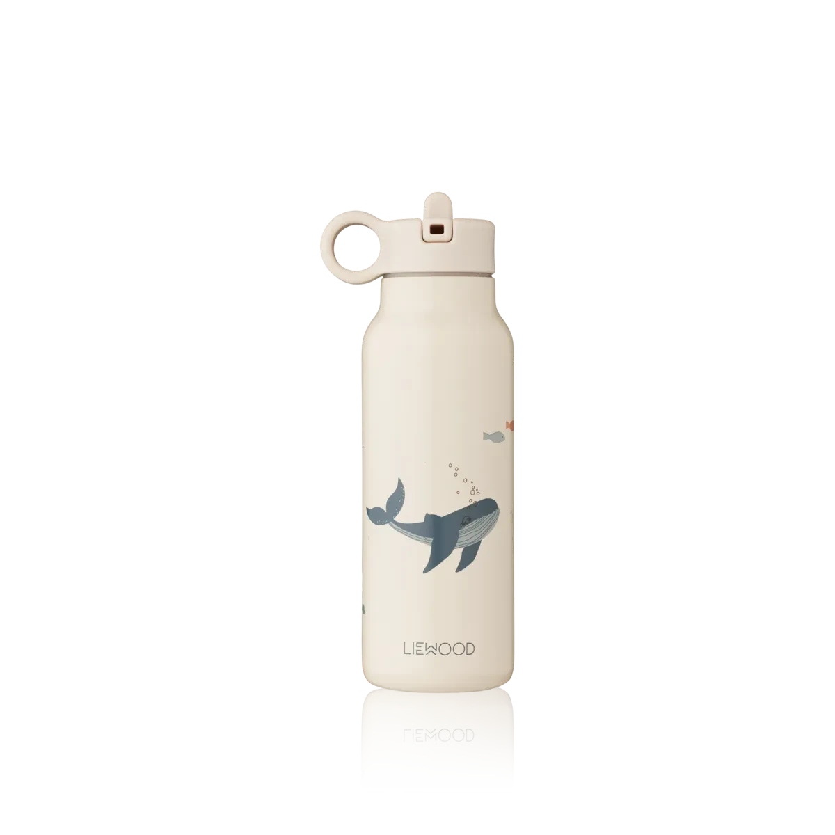 Liewood - Falk Water Bottle 350ML - Thermo Drinkfles - recycled RVS - sea - zee