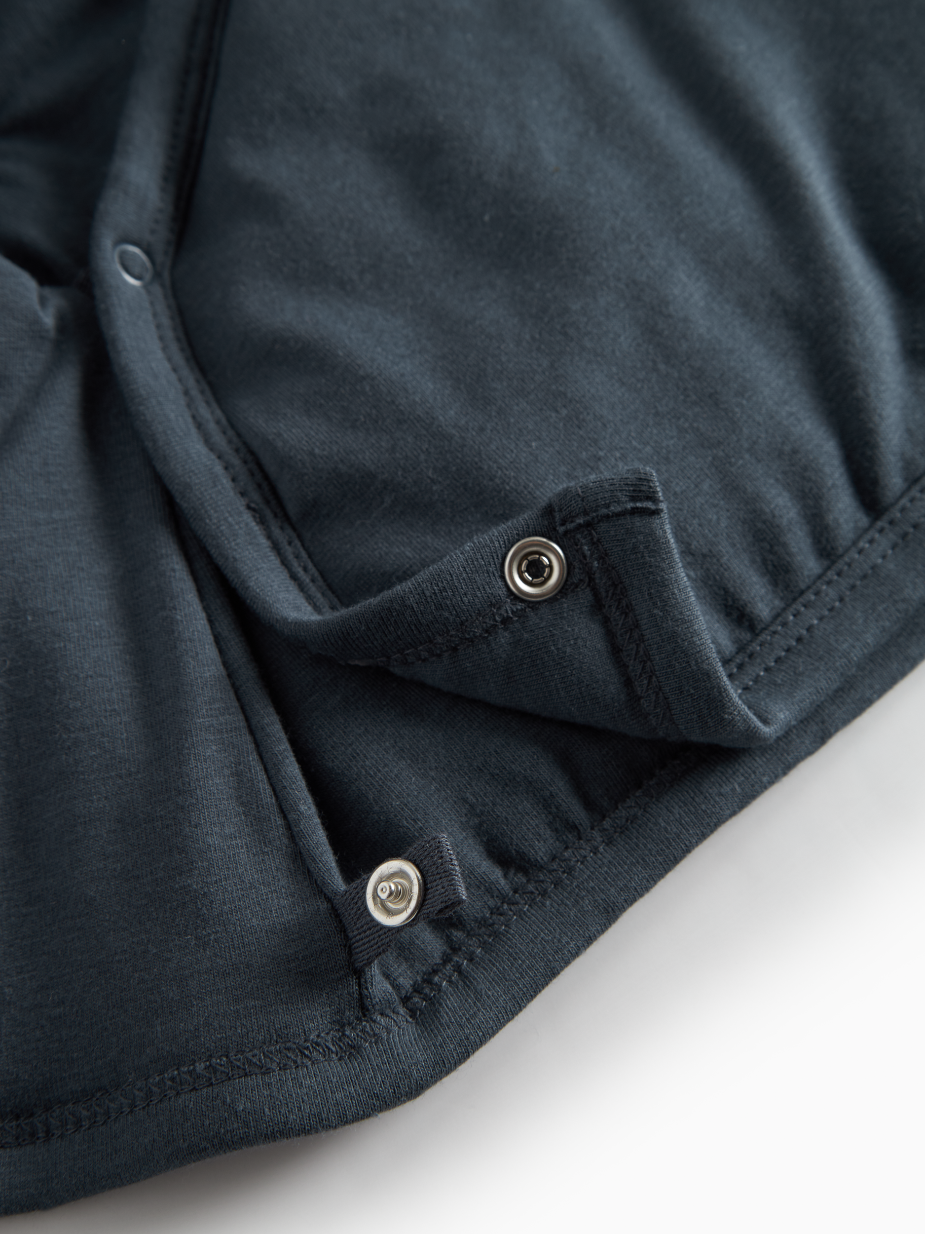 MarMar Copenhagen Rex Modal Padded Jacket Jasje met Capuchon en Omvouwbare Mouwen TENCEL™ Modal en Biologisch Katoen knoopsluiting blue