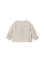 Linnen top Totoro - Kit/Beige - MarMar Copenhagen achter