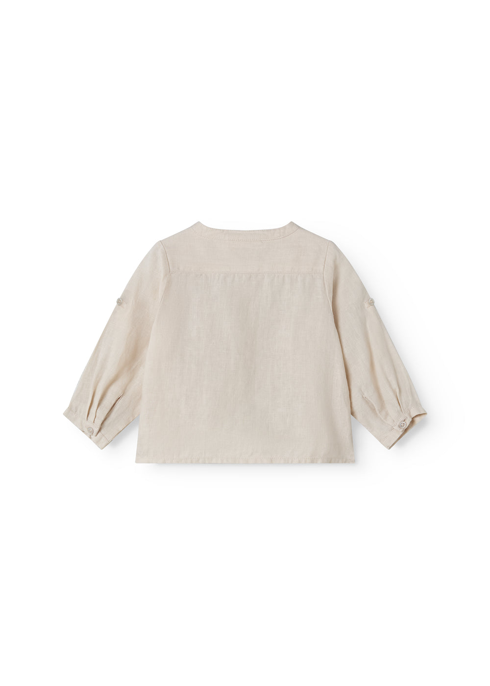 Linnen top Totoro - Kit/Beige - MarMar Copenhagen achter
