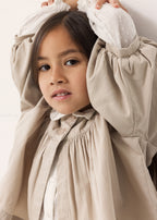 Vestje Jada - Katoen - Mercury Grey/Beige - MarMar Copenhagen model
