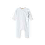MarMar Copenhagen Rula Modal Overslag Boxpak Zacht Baby Jumpsuit met Wikkelsluiting TENCEL™ Modal & Biologisch Katoen light blue lichtblauw