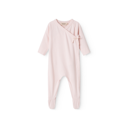 MarMar Copenhagen Rula Modal Boxpak met Voetjes  Zacht Overslag Baby Jumpsuit Biologisch Katoen en TENCEL™ Modal rosa roze