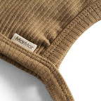 Mutsje Hoody - Biologisch katoen/modal - Dark bronze - Marmar Copenhagen close up