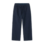 Broek Plano - Biologisch katoen - Dark Blue Stripe/navy - Marmar Copenhagen voorkant
