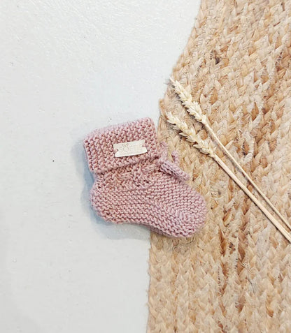 Babyschuhe - 0-6 Monate - Merinowolle - Handgemacht - Softie Baby Musthaves