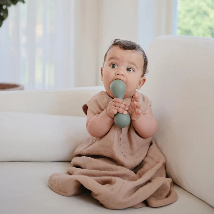 Mushie - Organic cotton sleeping bag - Slaapzak - Naturel
