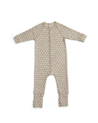 Pyjama / Strampler Elefäntchen - Light Nature Elephants – 100% Merinowolle - SmallStuff