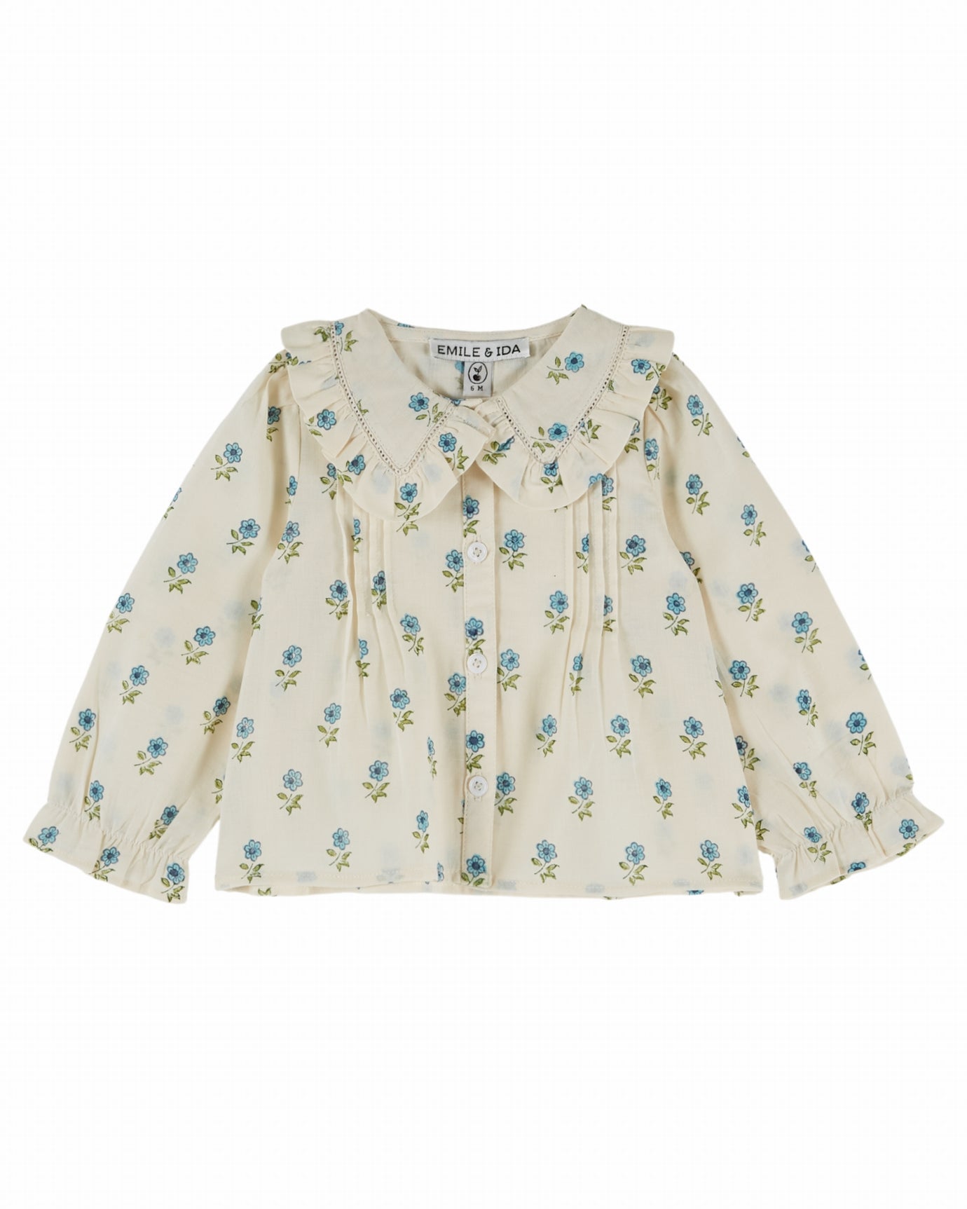 Blouse met kraag en bloemenprint - Scarlet - Emile et Ida - productfoto
