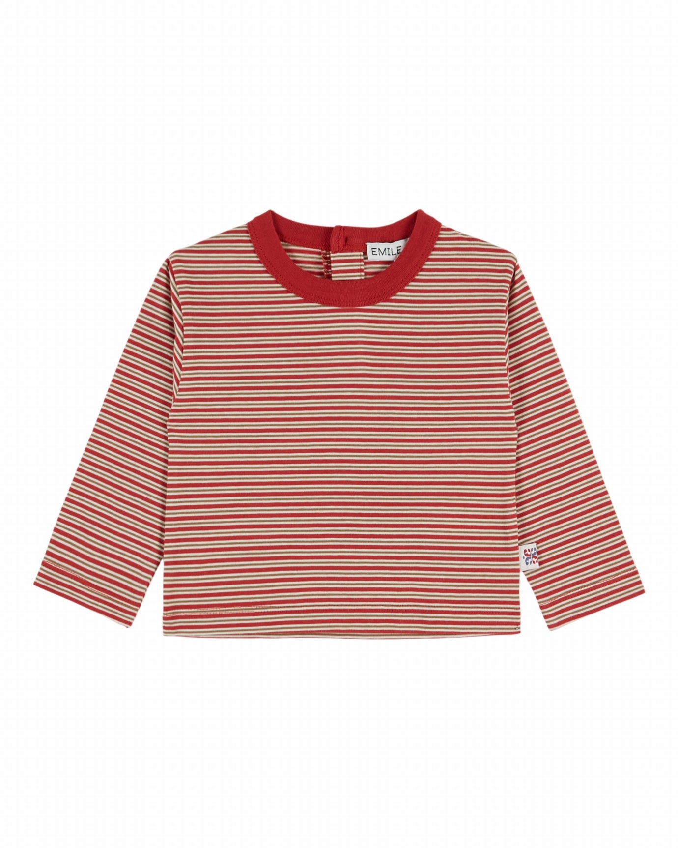 Gestreepte longsleeve - Feu - Biologisch katoen - Emile et Ida - productfoto