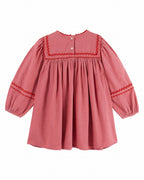 Velours kinderjurk - Framboise - Émile et Ida