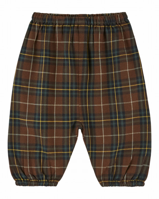 Flanellen broek met ruit - 100% katoen - Flannel Boreal - Émile et Ida